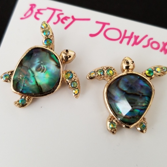betsey Johnson Jewelry - 1 hour saleAuthentic Betsey Johnsonturtle earrings